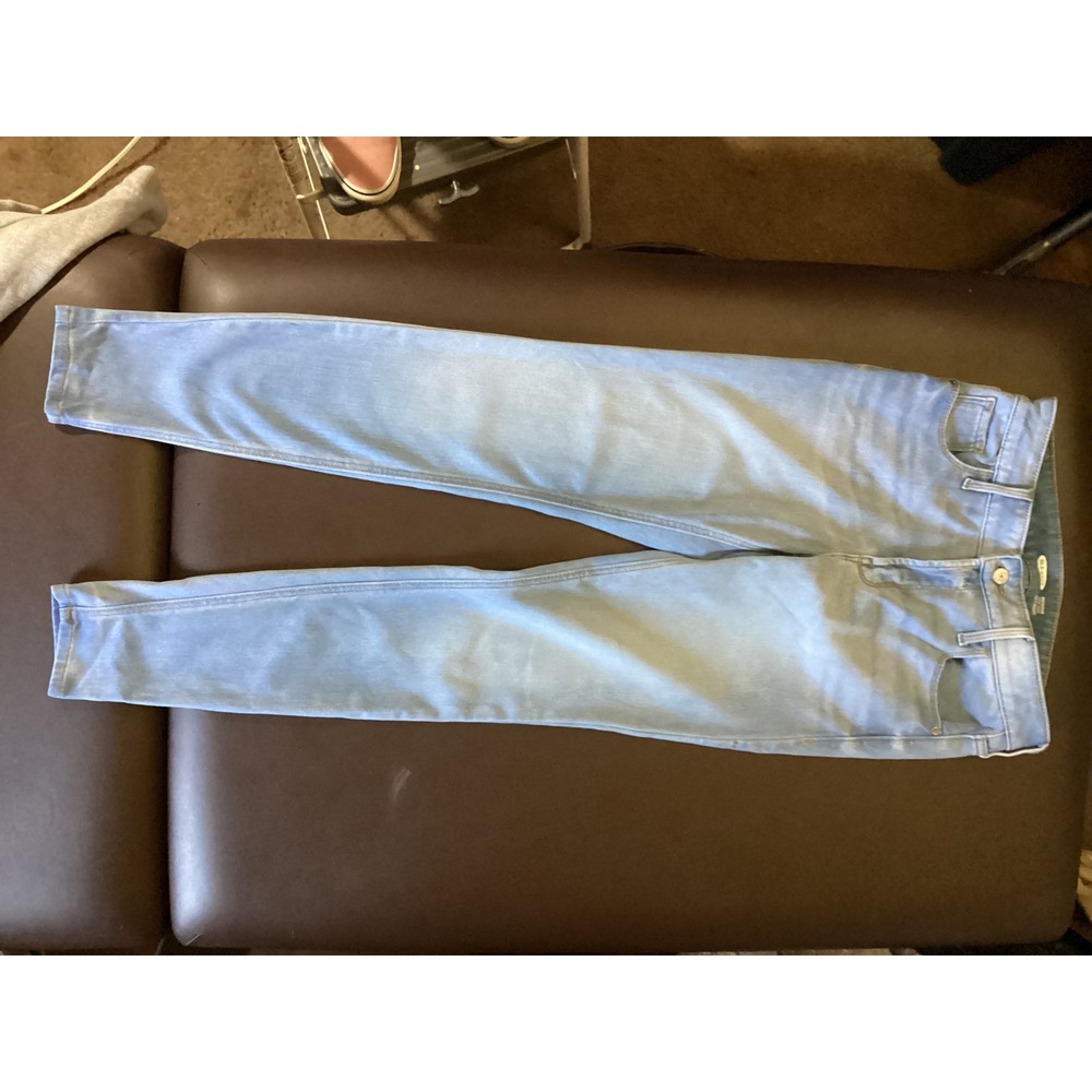 Old Navy Rockstar Super Skinny 24/7 Sculpt Jeans Light Wash Blue Womens 4